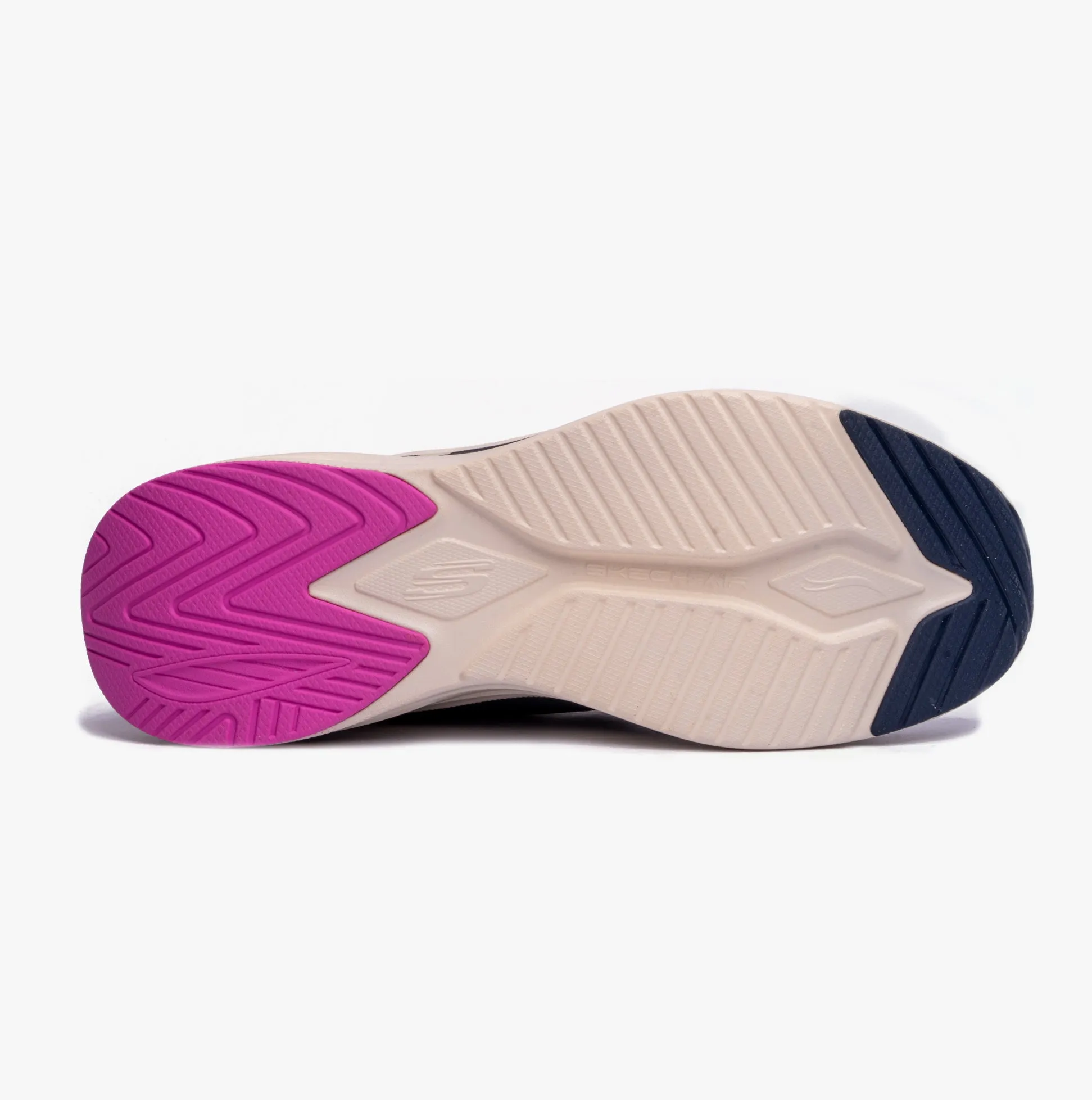 150131/NVMT SKECH-AIR META-AIRED OUT Womens Trainers Navy/Multi