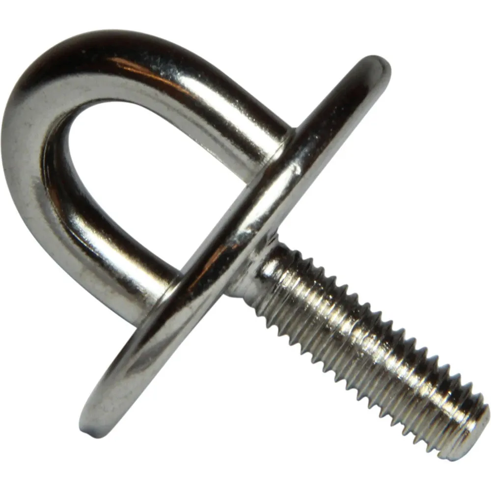 4Dek Stainless Steel Eye Plate (32mm Diameter Base / M6 Screw)  813681