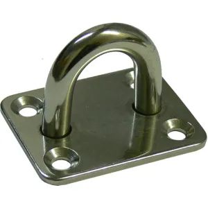 4Dek Stainless Steel Eye Plate (40mm x 50mm Base / 4 Bolts)  813632