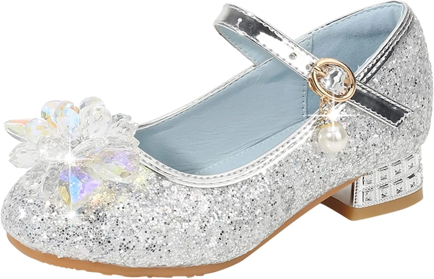7 Toddler Girl Slippers Toddler Little Kid Girls Dress Pumps Glitter Sequins Toddler Girls Kitty Slippers
