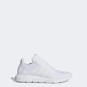 adidas Originals unisex child Swift Run Sneaker, White/White/White, 6.5 Big Kid US