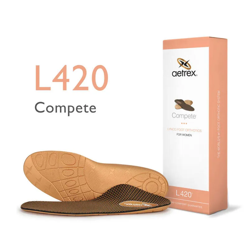 Aetrex L420 Orthotic - Gym, Hiking, Walking, Everyday Use - Low Arches