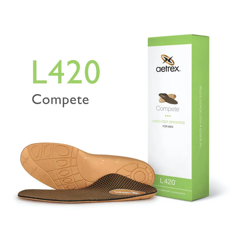 Aetrex L420 Orthotic - Gym, Hiking, Walking, Everyday Use - Low Arches
