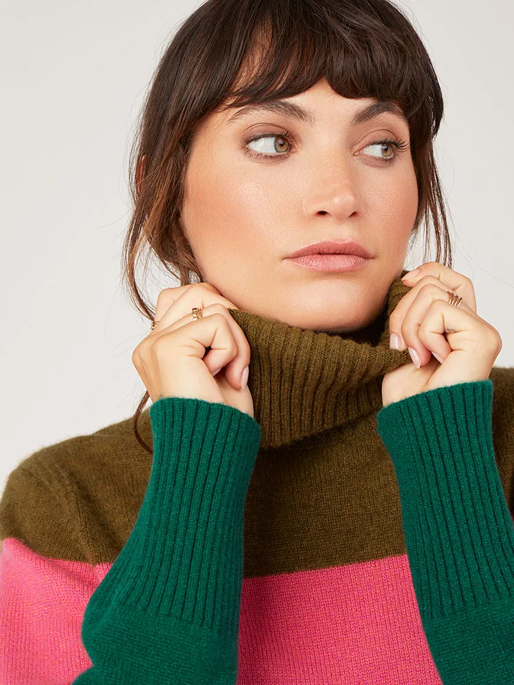 Ahana Pine Stripe Cashmere Jumper