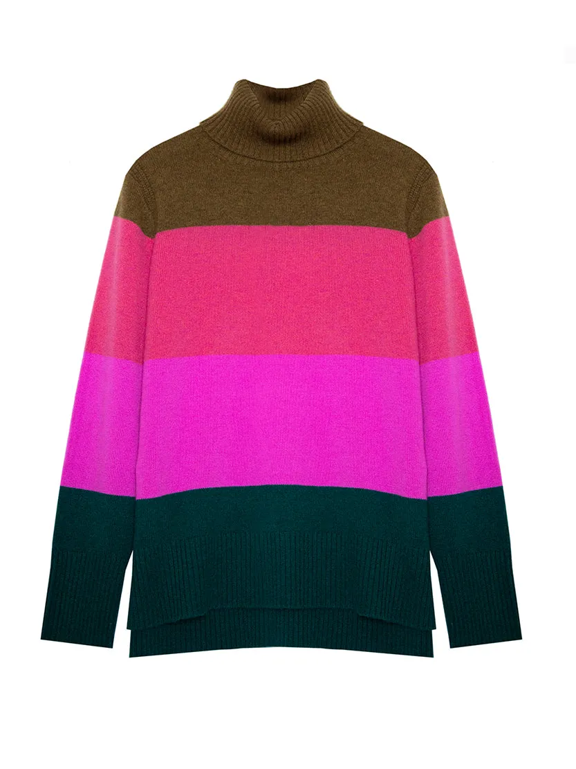 Ahana Pine Stripe Cashmere Jumper