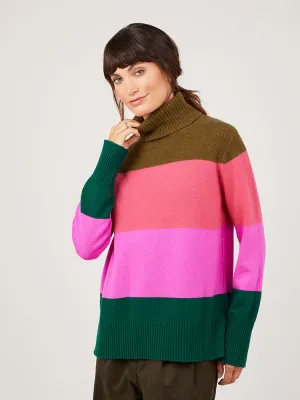 Ahana Pine Stripe Cashmere Jumper