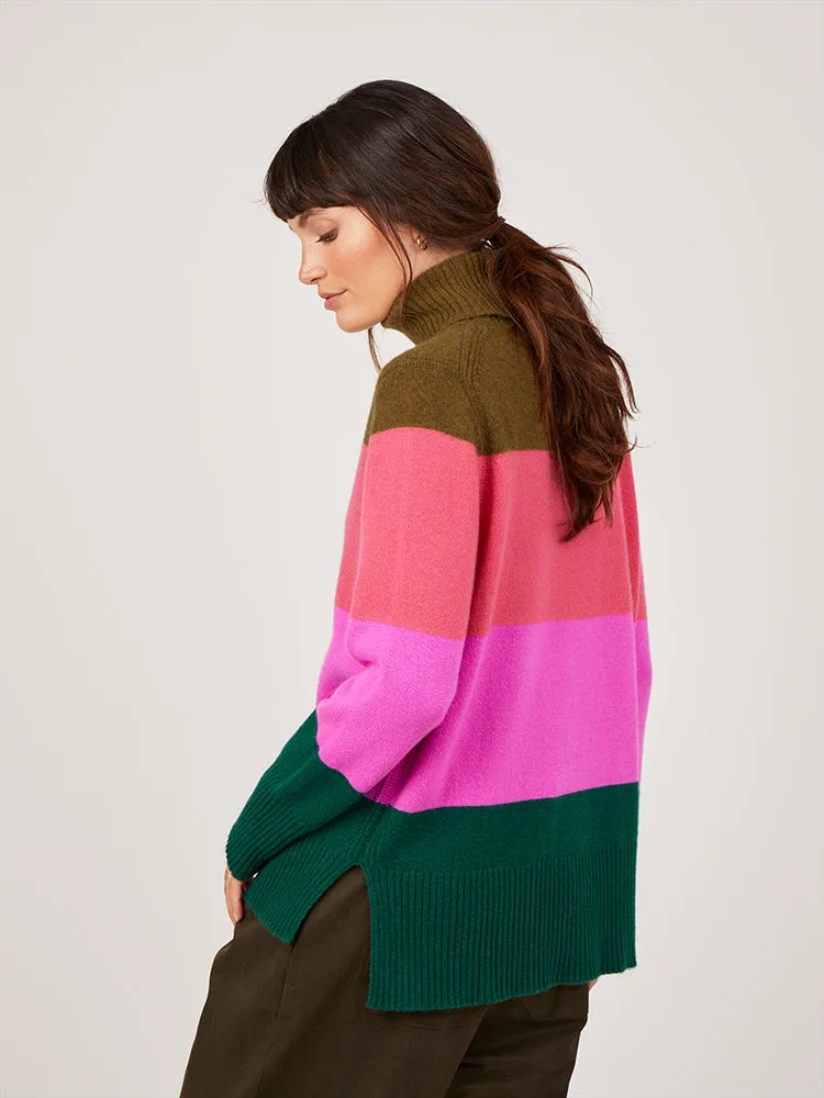 Ahana Pine Stripe Cashmere Jumper