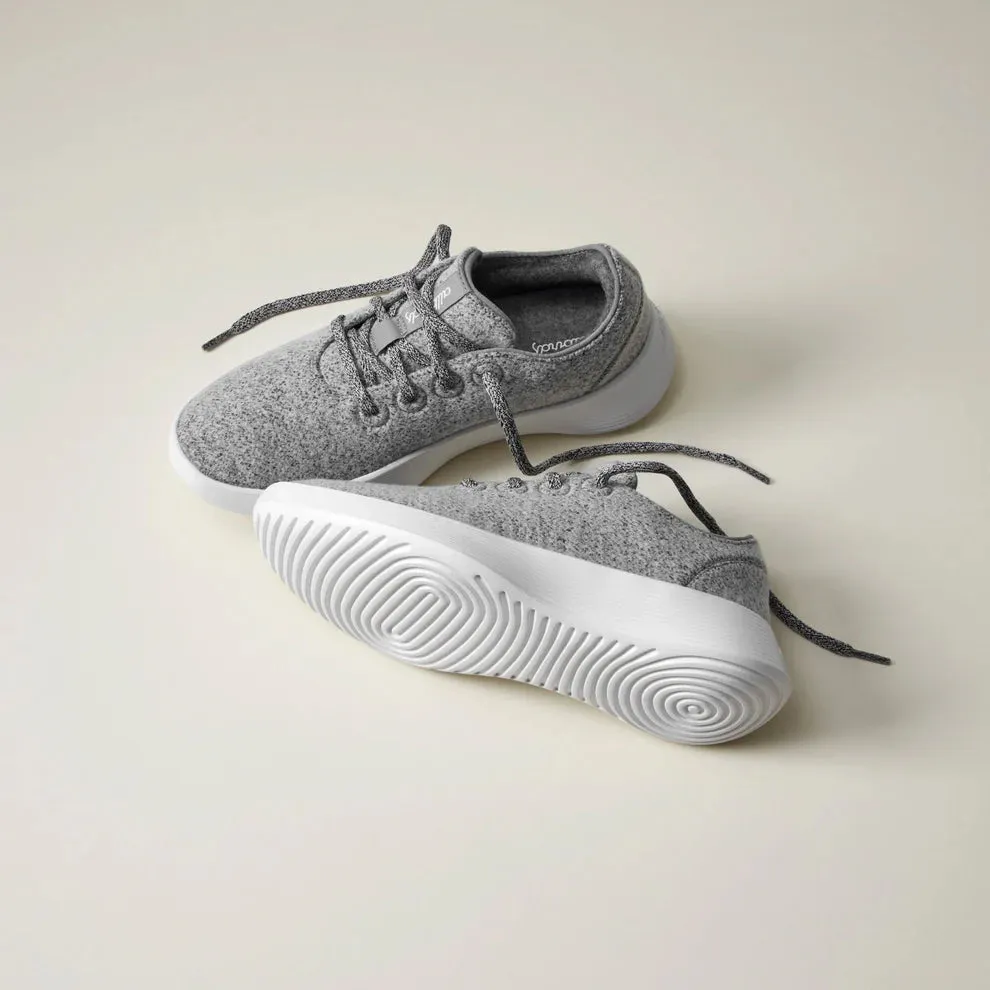 Allbirds Wool Runners Go - Medium Grey (Blizzard Sole)