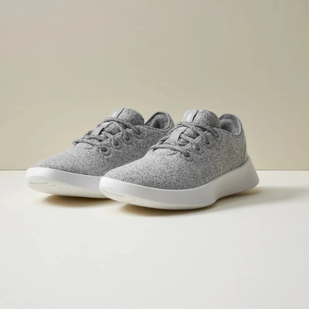 Allbirds Wool Runners Go - Medium Grey (Blizzard Sole)