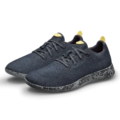 Allbirds Wool Runners - Limited Edition - Natural Black (Gray Sole)