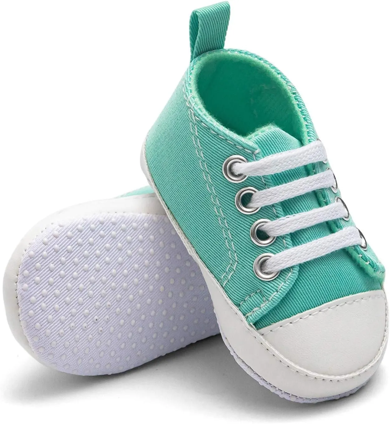 Baby Boys Girls Lace-Up Flat Sneaker Toddler Soft Breathable Cozy Non Slip Sport Shoes First Walking Fashion Shoes