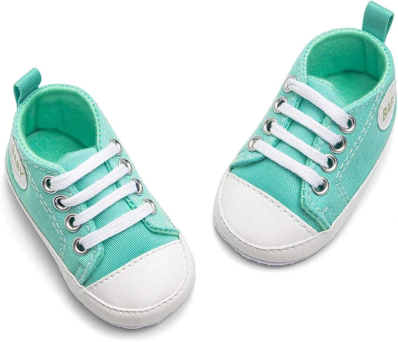 Baby Boys Girls Lace-Up Flat Sneaker Toddler Soft Breathable Cozy Non Slip Sport Shoes First Walking Fashion Shoes