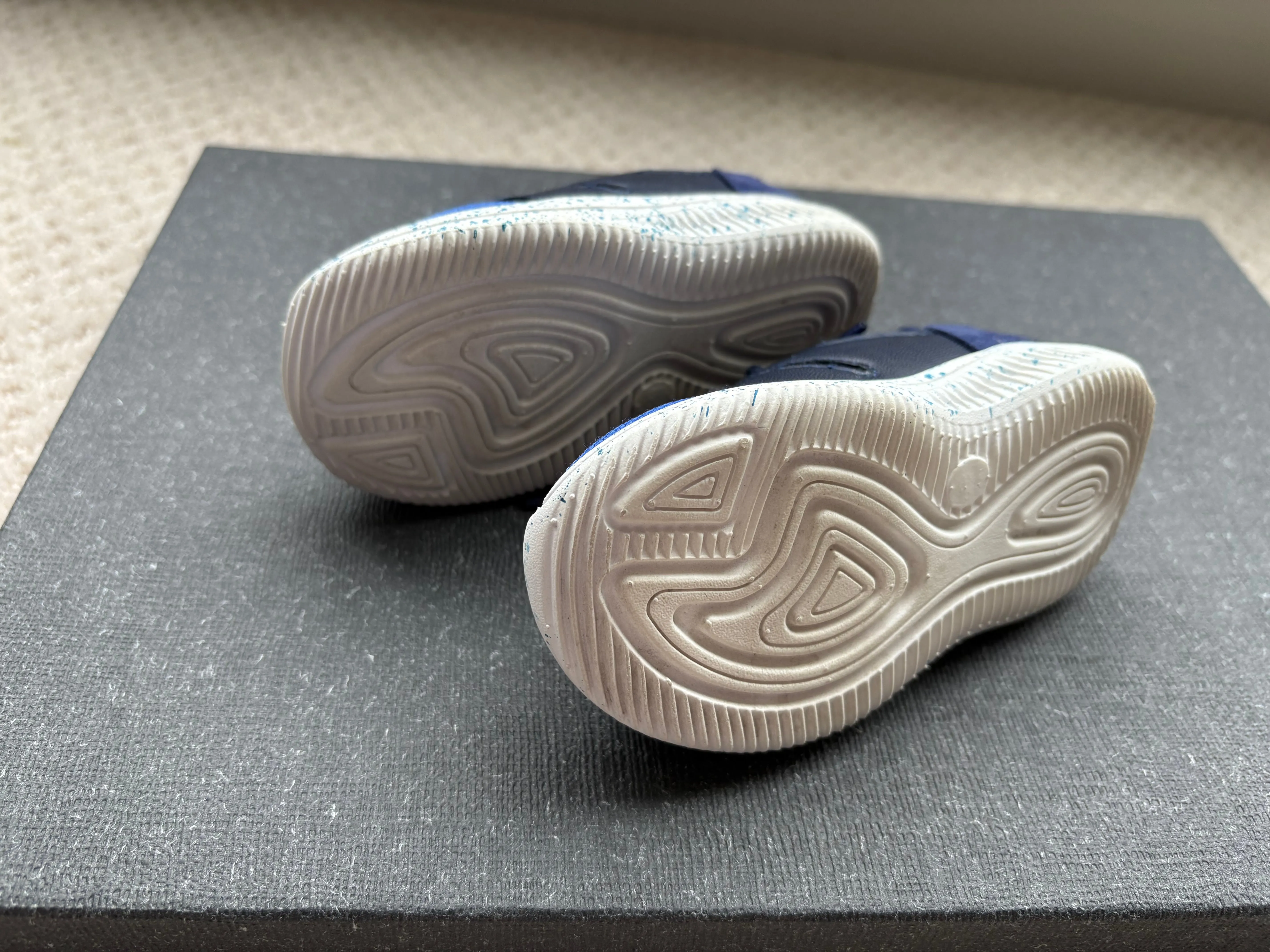 Baby Gap - blue runners, laces, 12-18m, Shoes 5 (Walkers:12-24 mth)