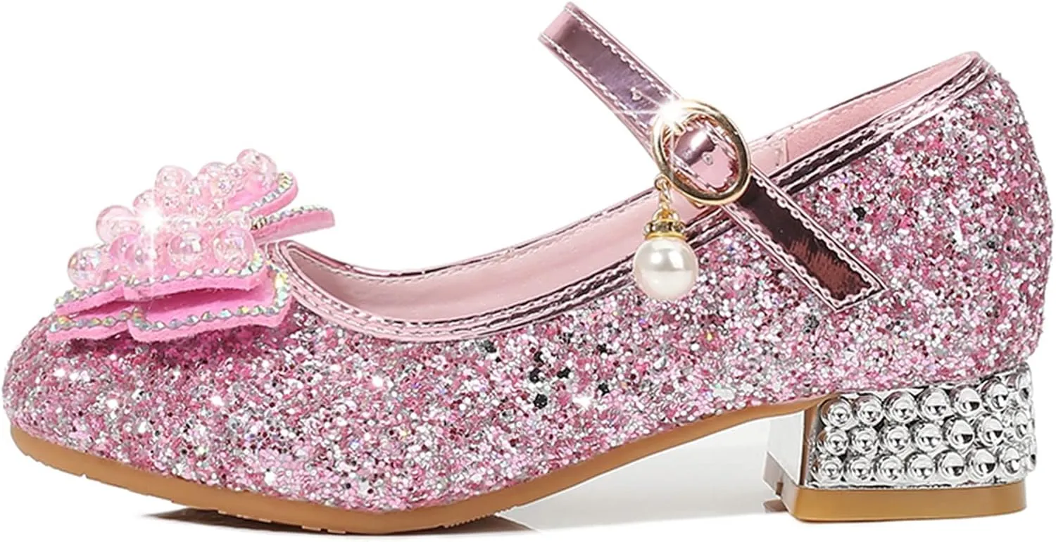 Baby Girl Sandals 12-18 Months Toddler Little Kid Girls Dress Pumps Glitter Sequins Kids Flip Flops Size 2