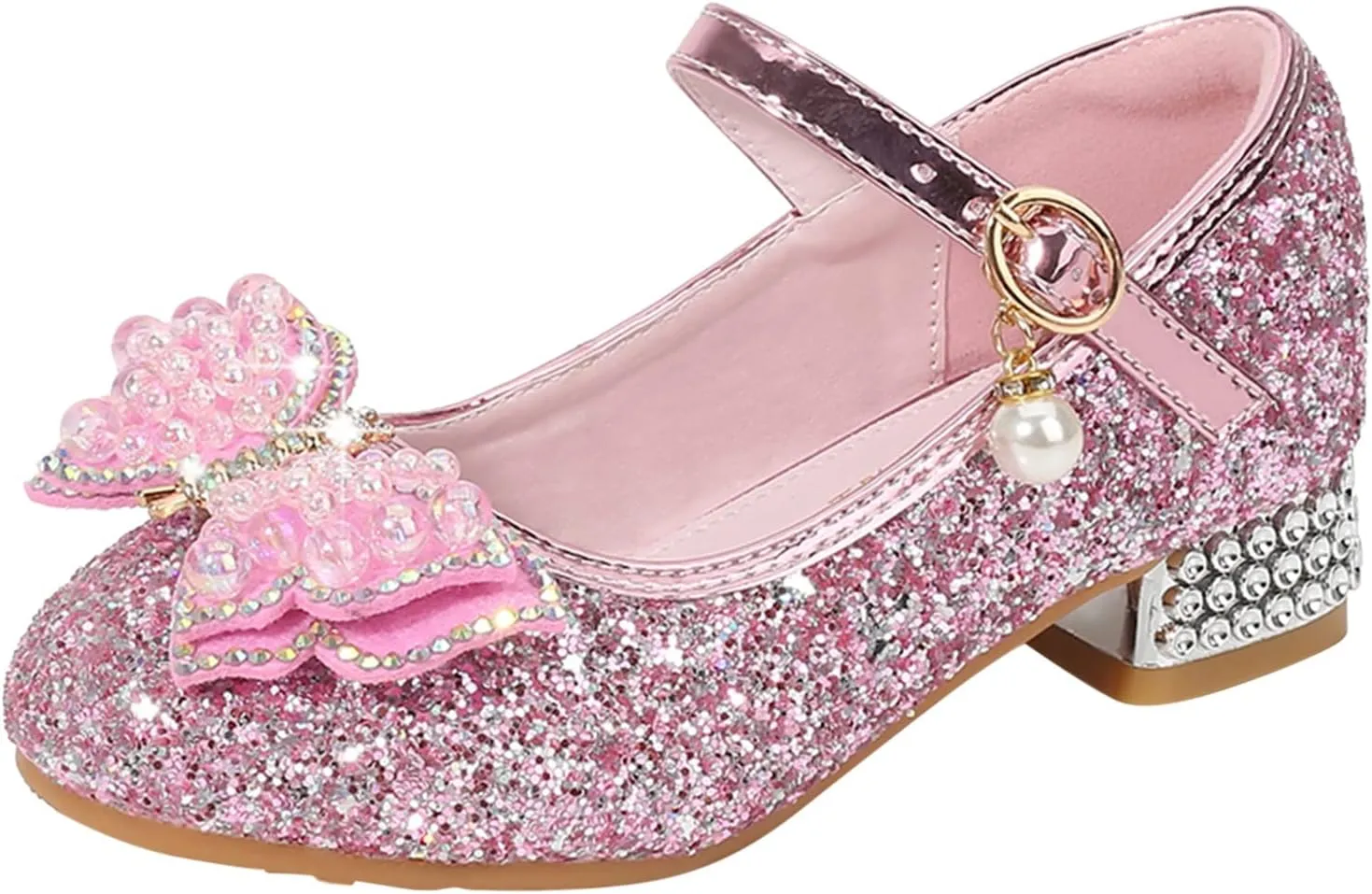 Baby Girl Sandals 12-18 Months Toddler Little Kid Girls Dress Pumps Glitter Sequins Kids Flip Flops Size 2