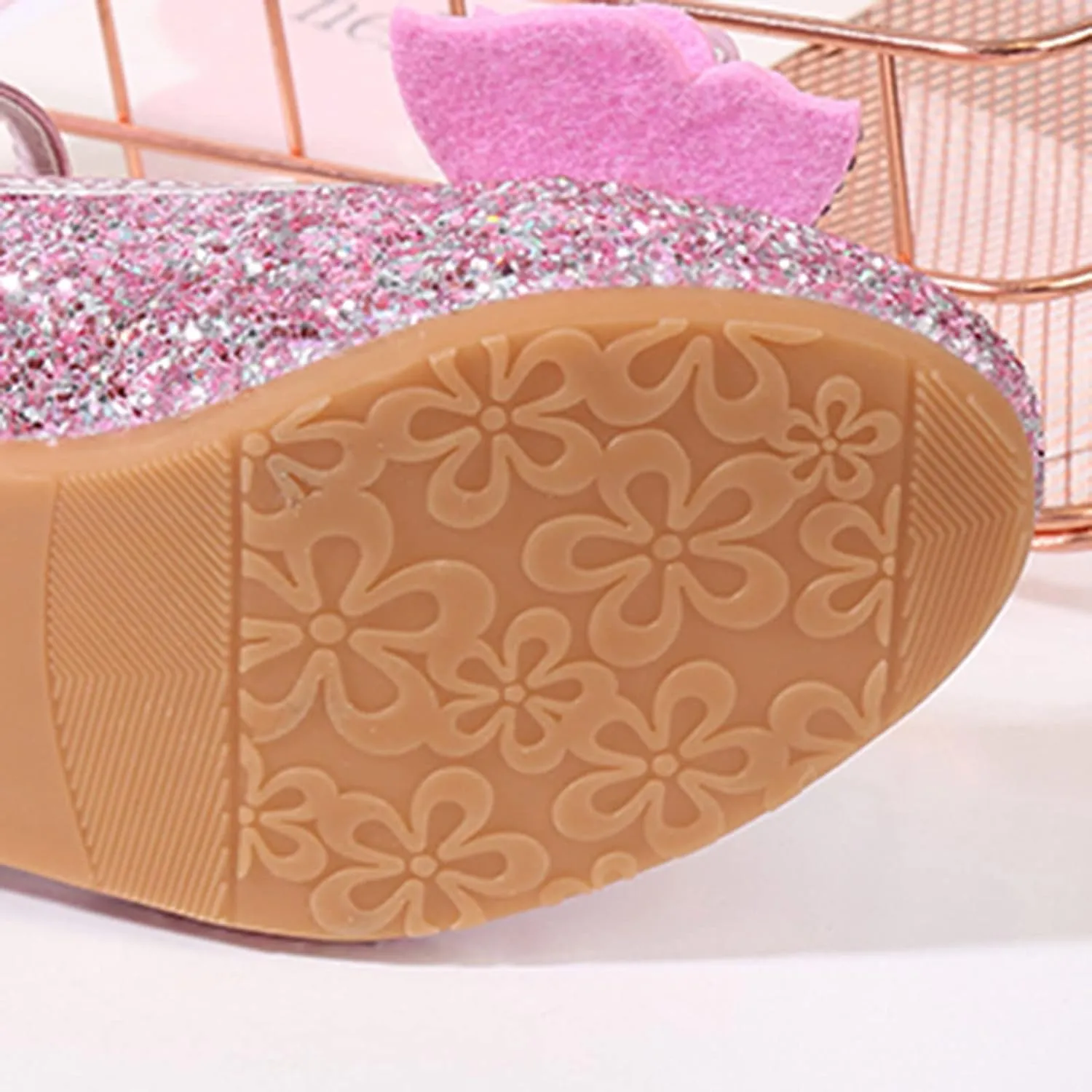 Baby Girl Sandals 12-18 Months Toddler Little Kid Girls Dress Pumps Glitter Sequins Kids Flip Flops Size 2