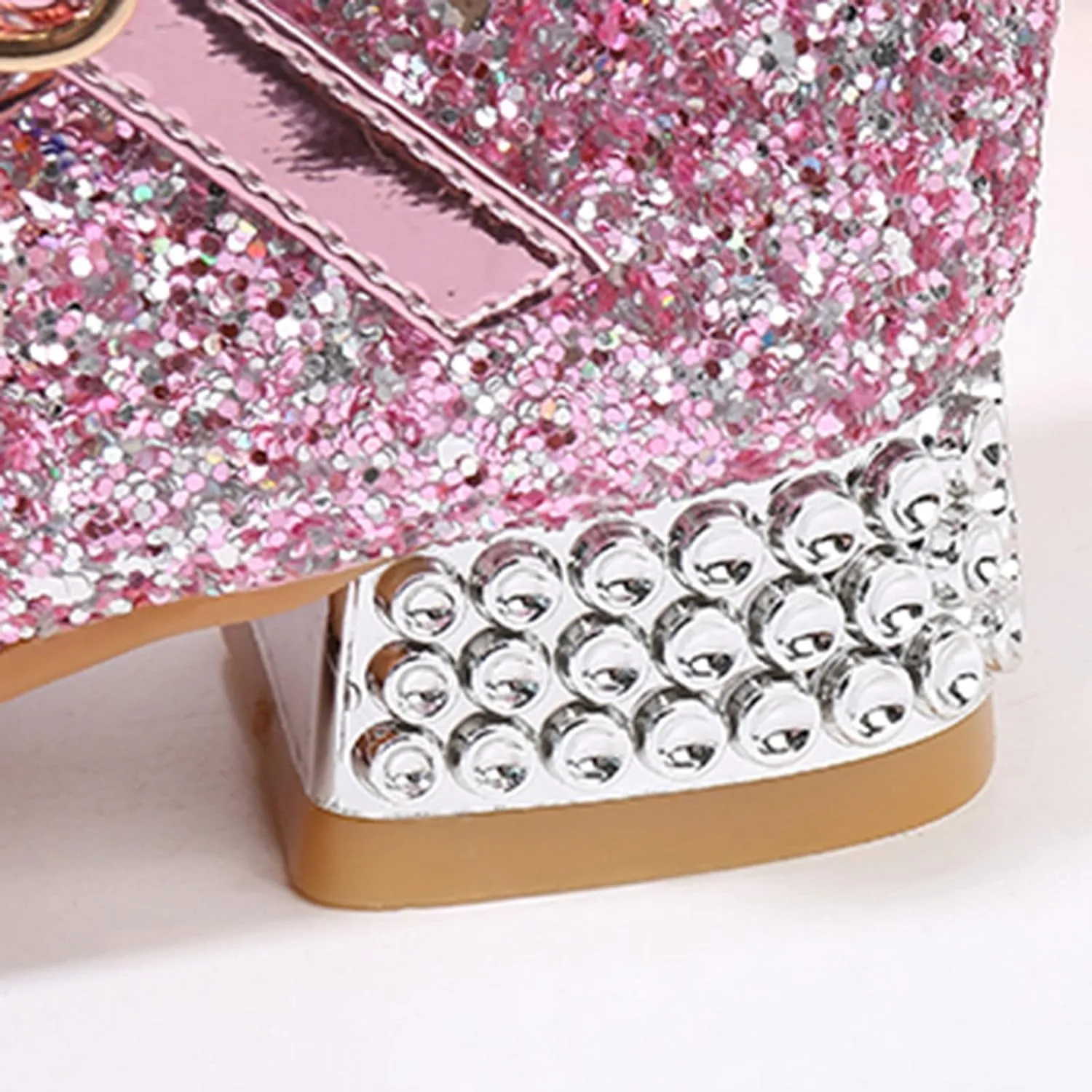 Baby Girl Sandals 12-18 Months Toddler Little Kid Girls Dress Pumps Glitter Sequins Kids Flip Flops Size 2