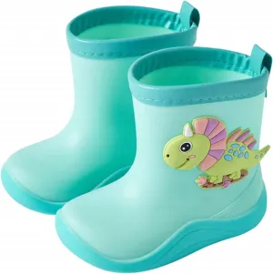 Baby Toddler Rain Boots Dinosaurs Short Rain Boots For Toddler Easy-On Lightweight And Waterproo Rain Boots Kids