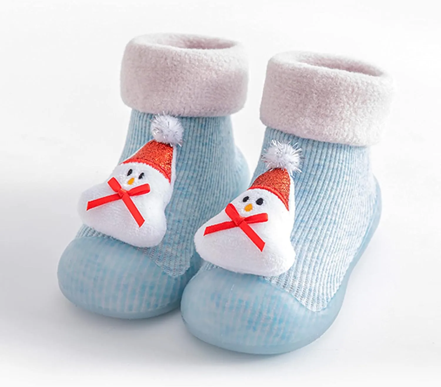 Breathable Shoe Christmas Kids 3D Socks Baby Cartoon Shoes Toddler Boys Slipper Prewalker Kids Shoes Size 4