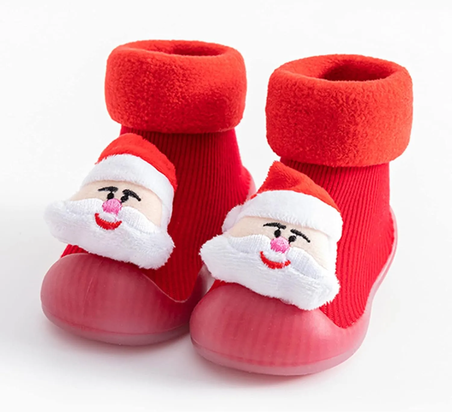 Breathable Shoe Christmas Kids 3D Socks Baby Cartoon Shoes Toddler Boys Slipper Prewalker Kids Shoes Size 4