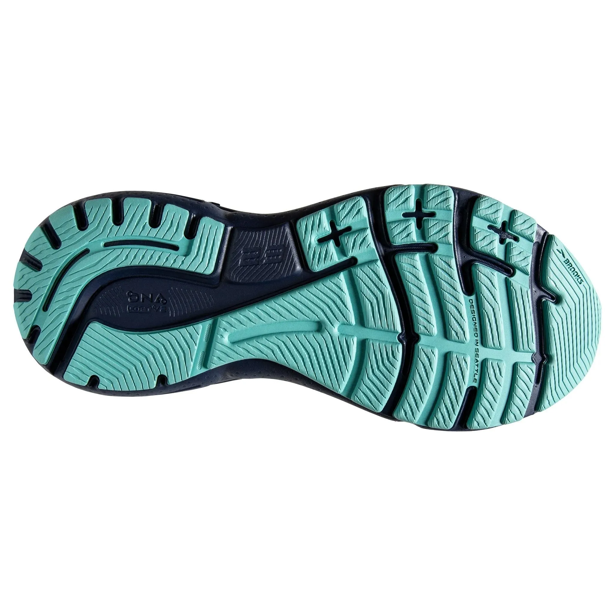 Brooks Women's 120381 471 Adrenaline GTS 23 Blue Glass Nile Blue Marina Cushion Support Running Shoes