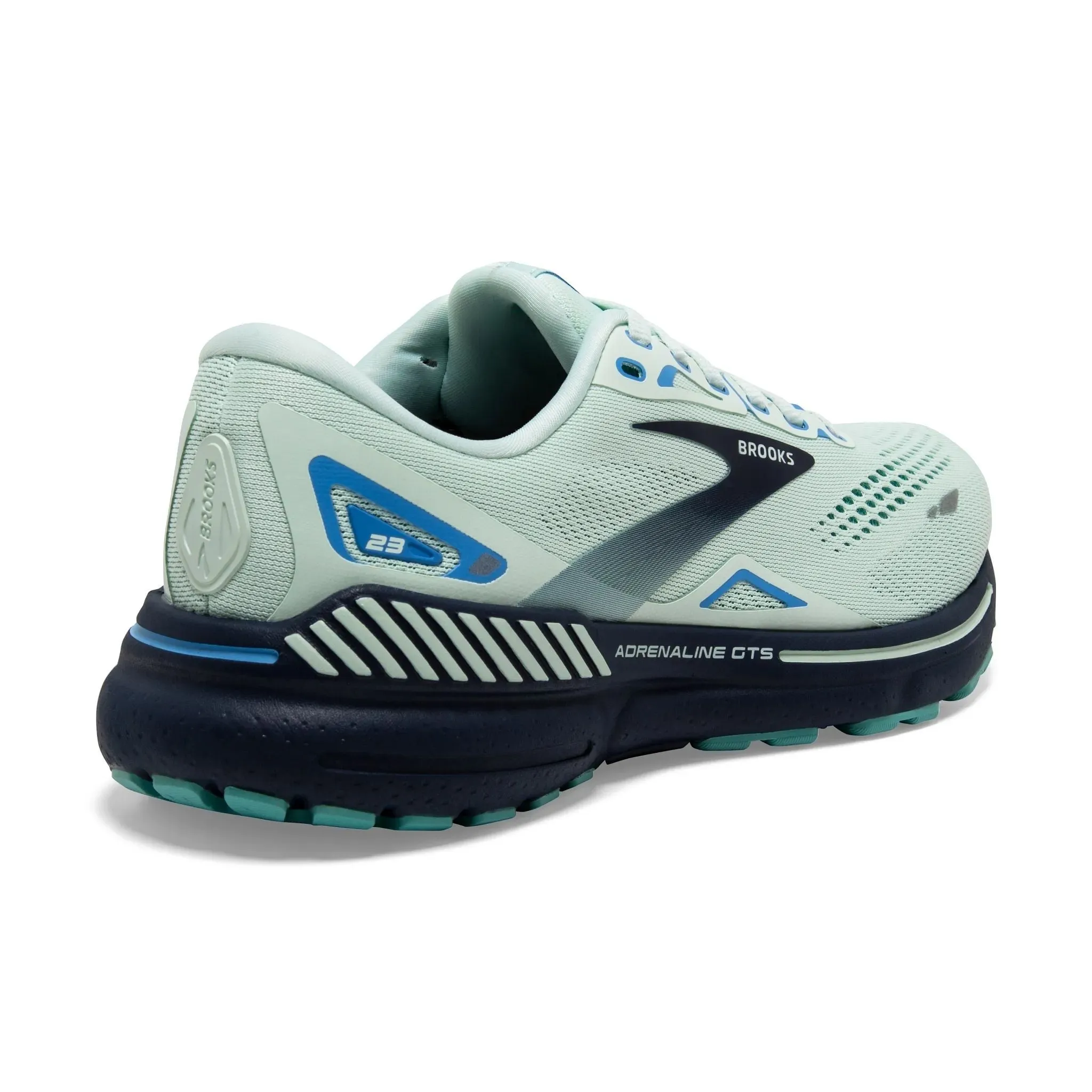 Brooks Women's 120381 471 Adrenaline GTS 23 Blue Glass Nile Blue Marina Cushion Support Running Shoes