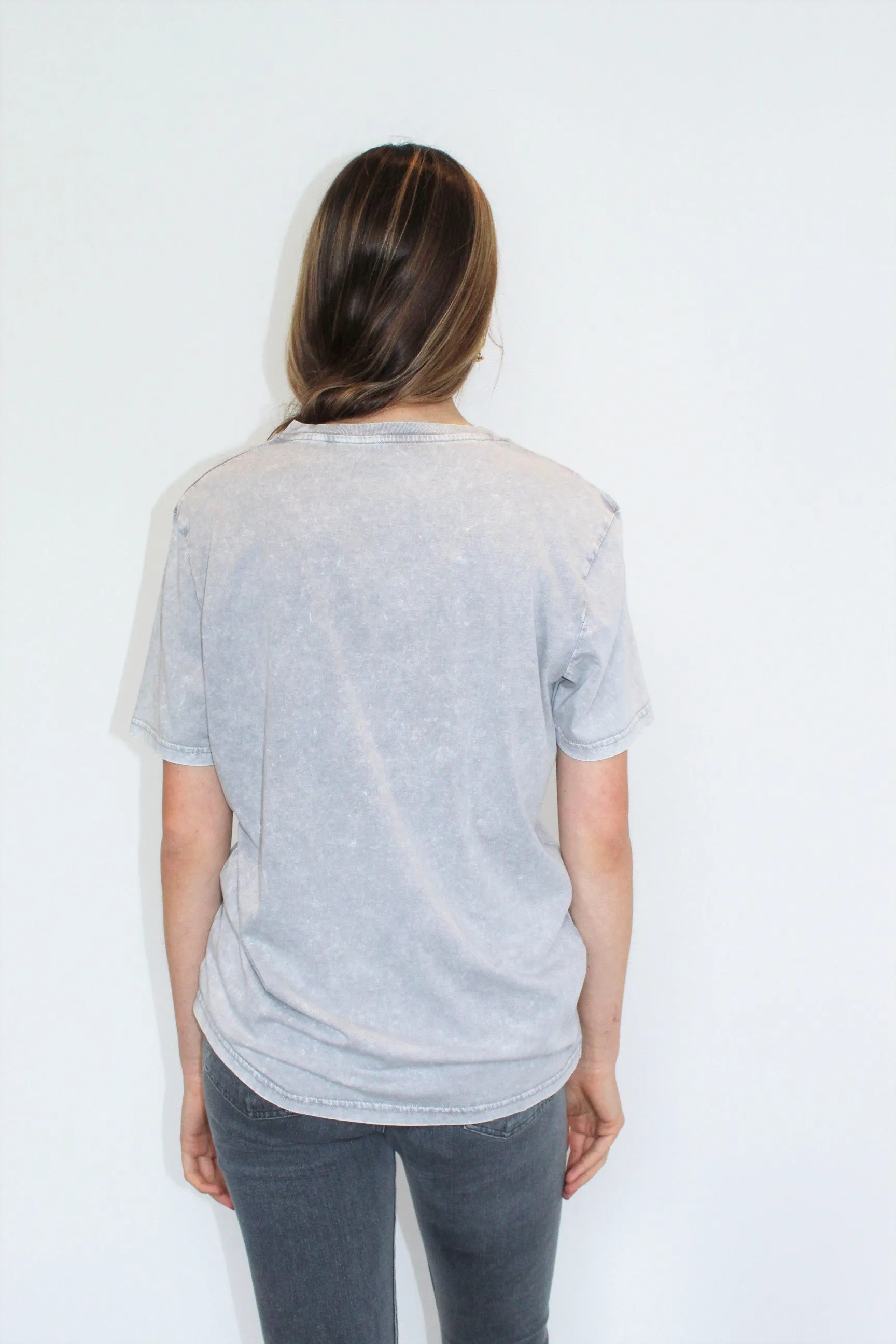 BS Stay Wild Tee in Vintage Light Grey