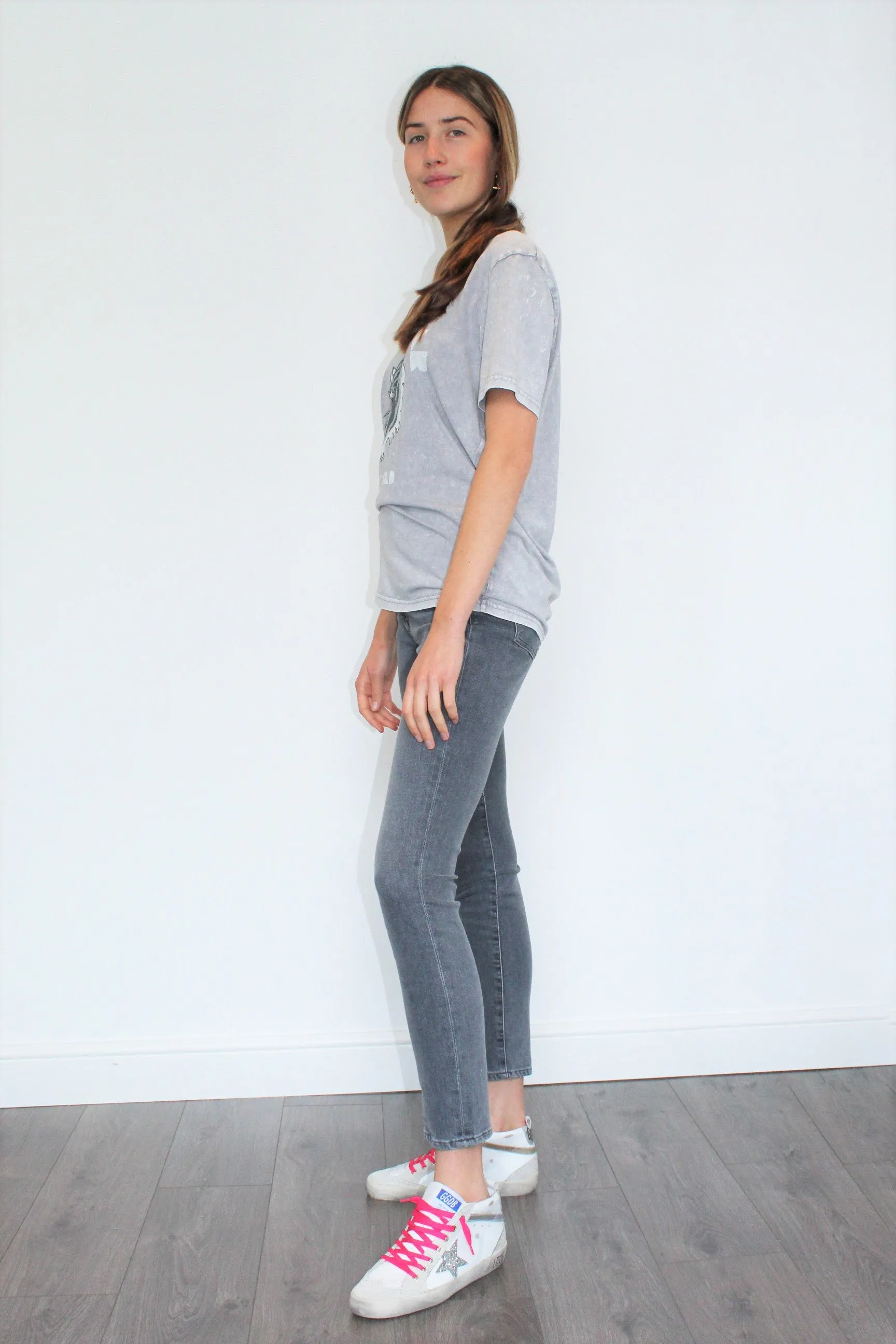 BS Stay Wild Tee in Vintage Light Grey