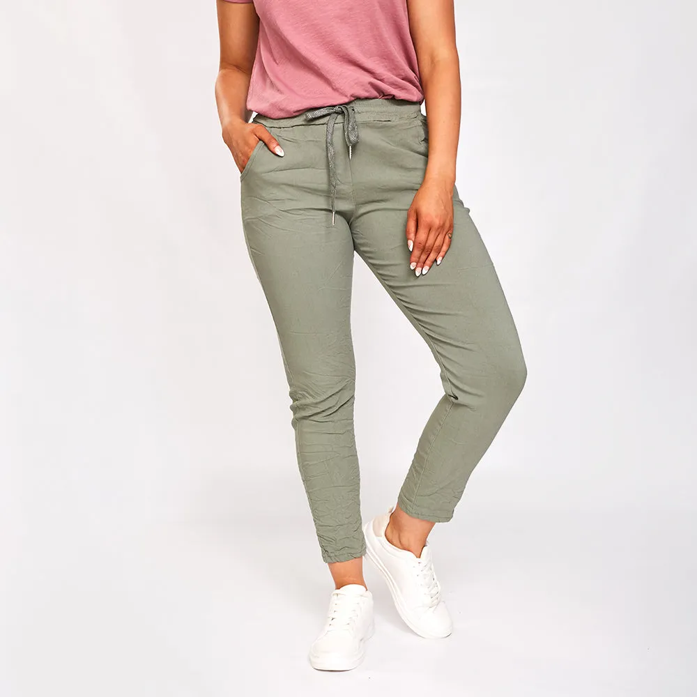 Charlie Relaxed Stretch Jogger (Khaki)