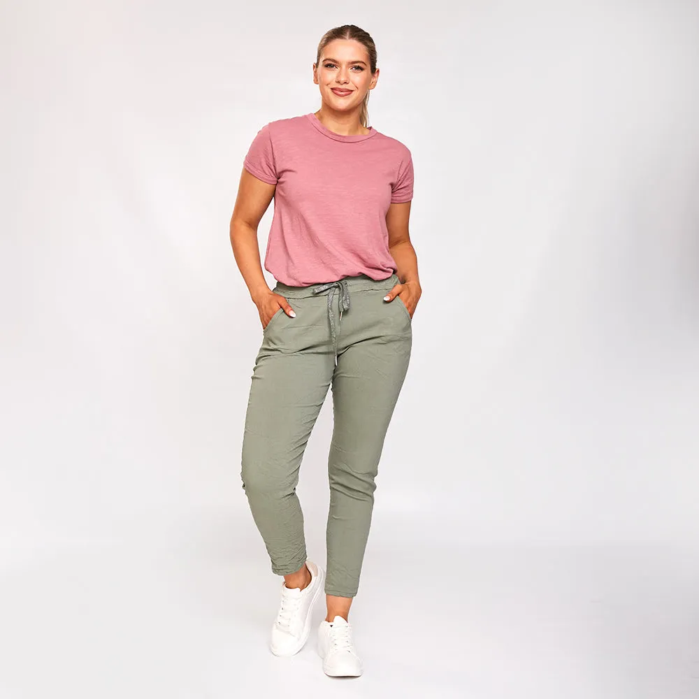 Charlie Relaxed Stretch Jogger (Khaki)