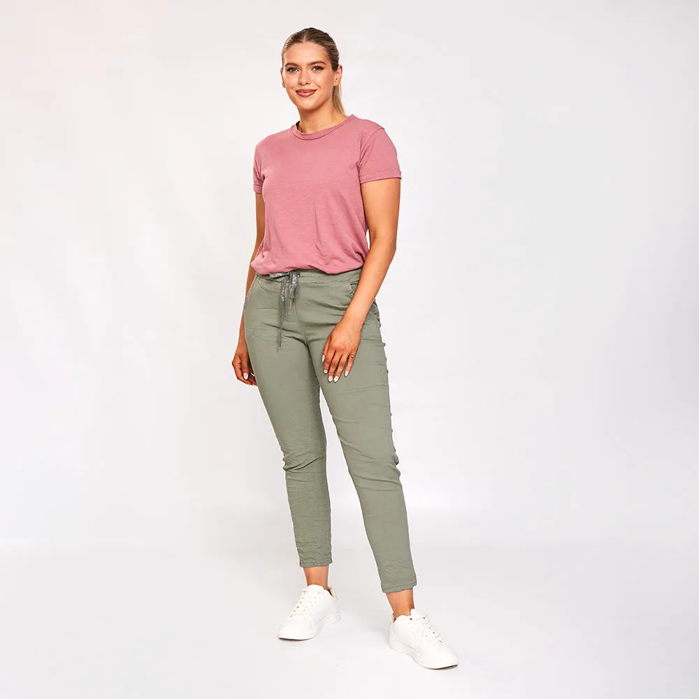 Charlie Relaxed Stretch Jogger (Khaki)