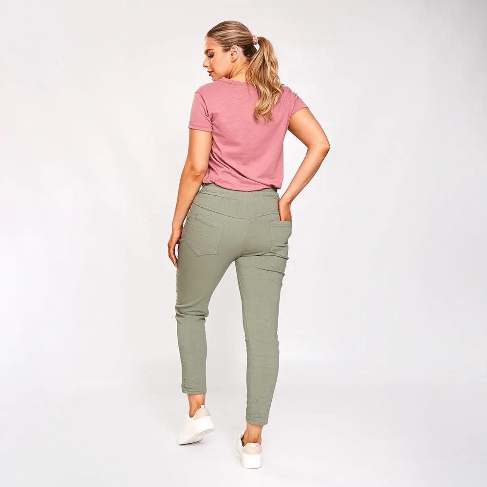 Charlie Relaxed Stretch Jogger (Khaki)