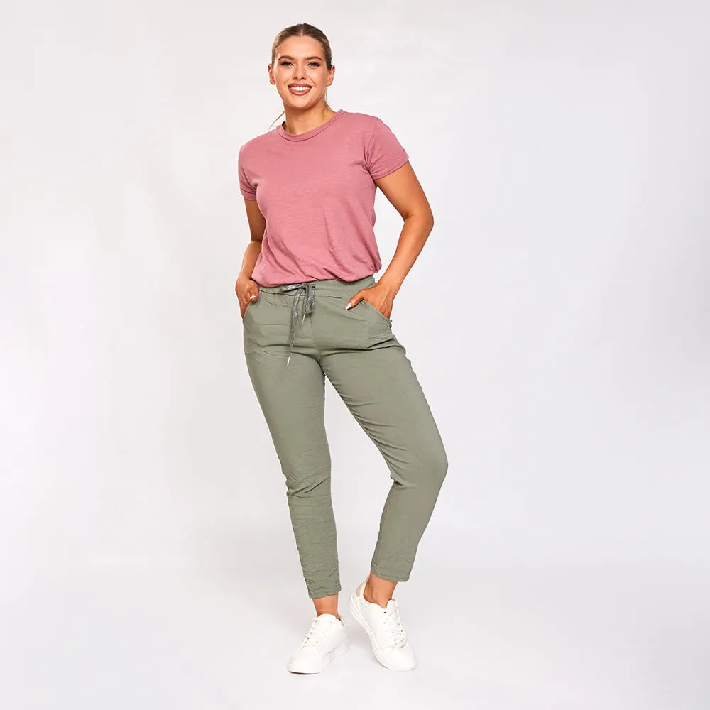 Charlie Relaxed Stretch Jogger (Khaki)