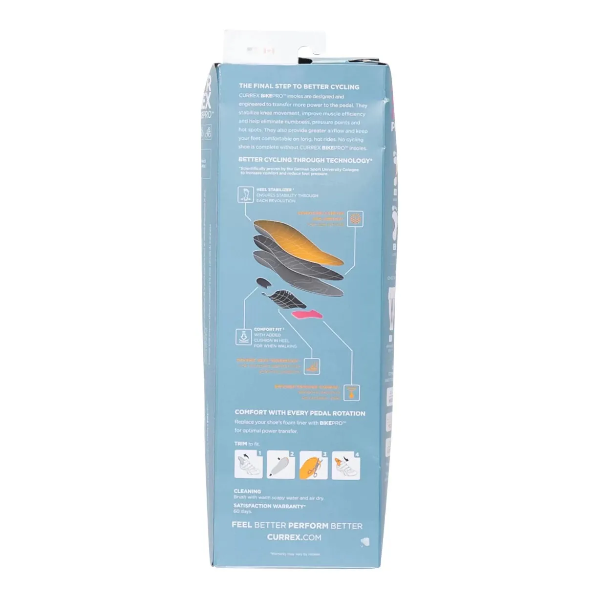 Currex Bikepro Dynamic Insoles - High Profile