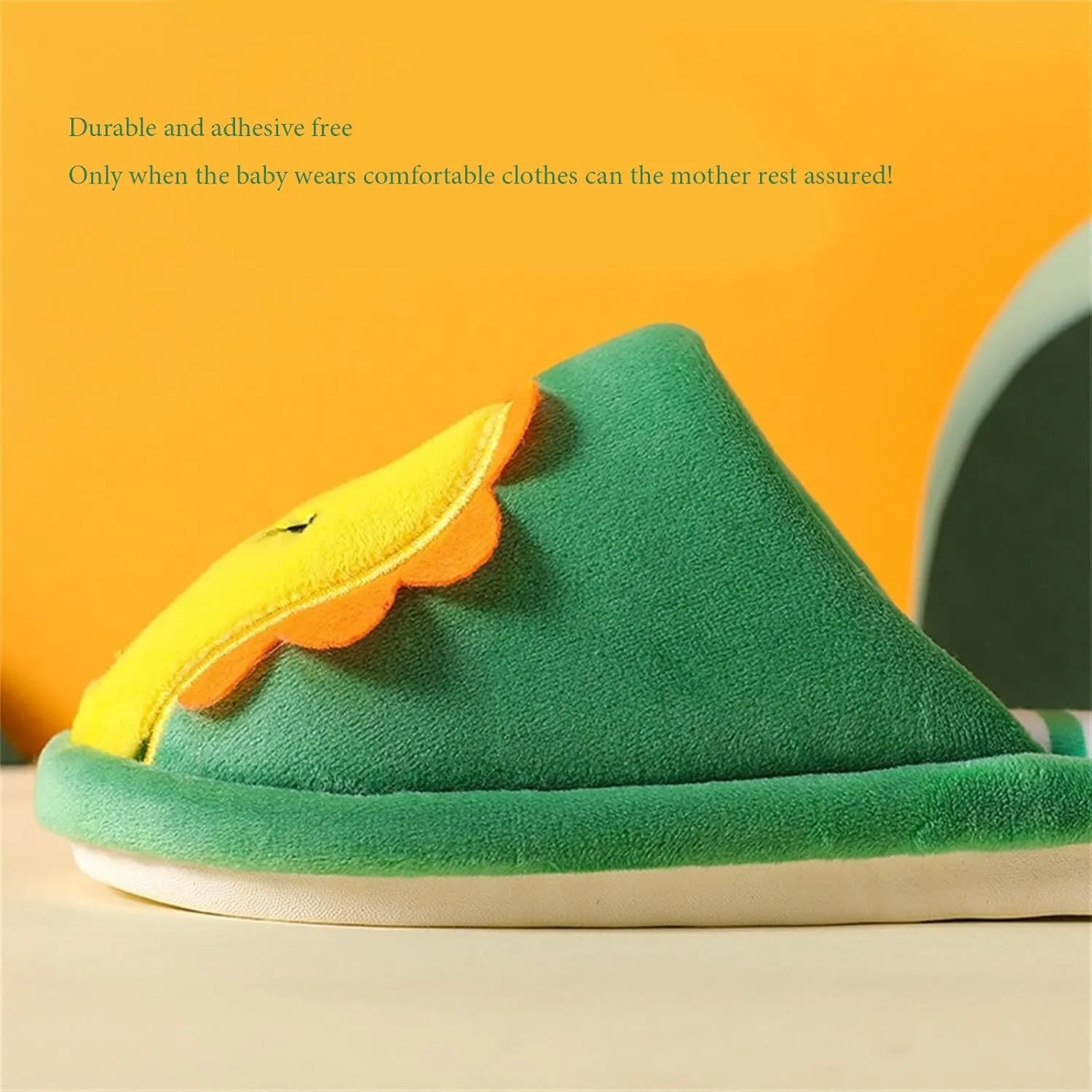 Dinosaur Slippers Toddler House Slippers Boys Girls Warm Slippers Cartoon Fuzzy Slippers Baby Kids Winter Shoes