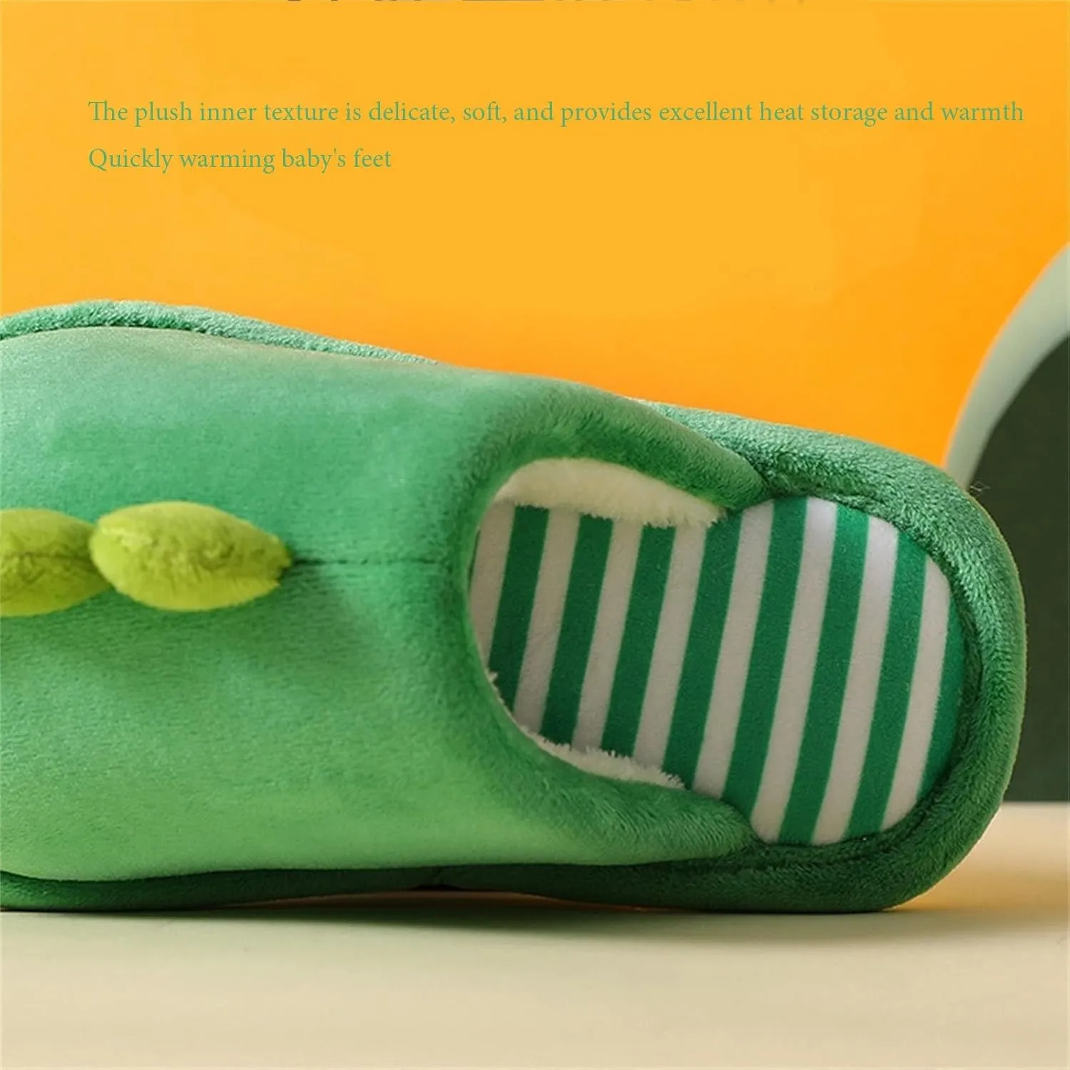 Dinosaur Slippers Toddler House Slippers Boys Girls Warm Slippers Cartoon Fuzzy Slippers Baby Kids Winter Shoes