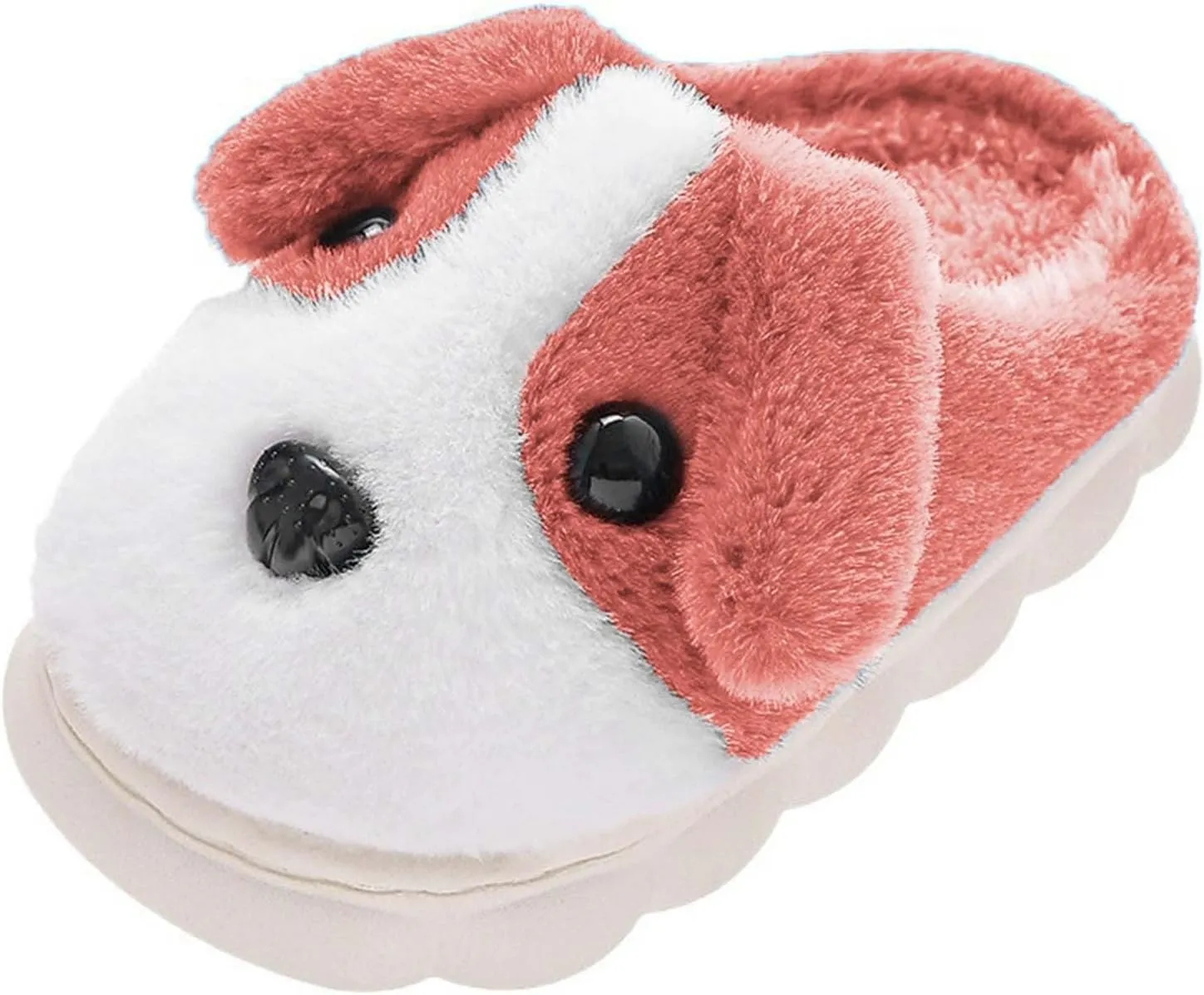 Dog Cotton Slippers Toddler Funny House Slippers Girls Boys Winter Indoor Outdoor Fuzzy Warm Cozy Household Shoes