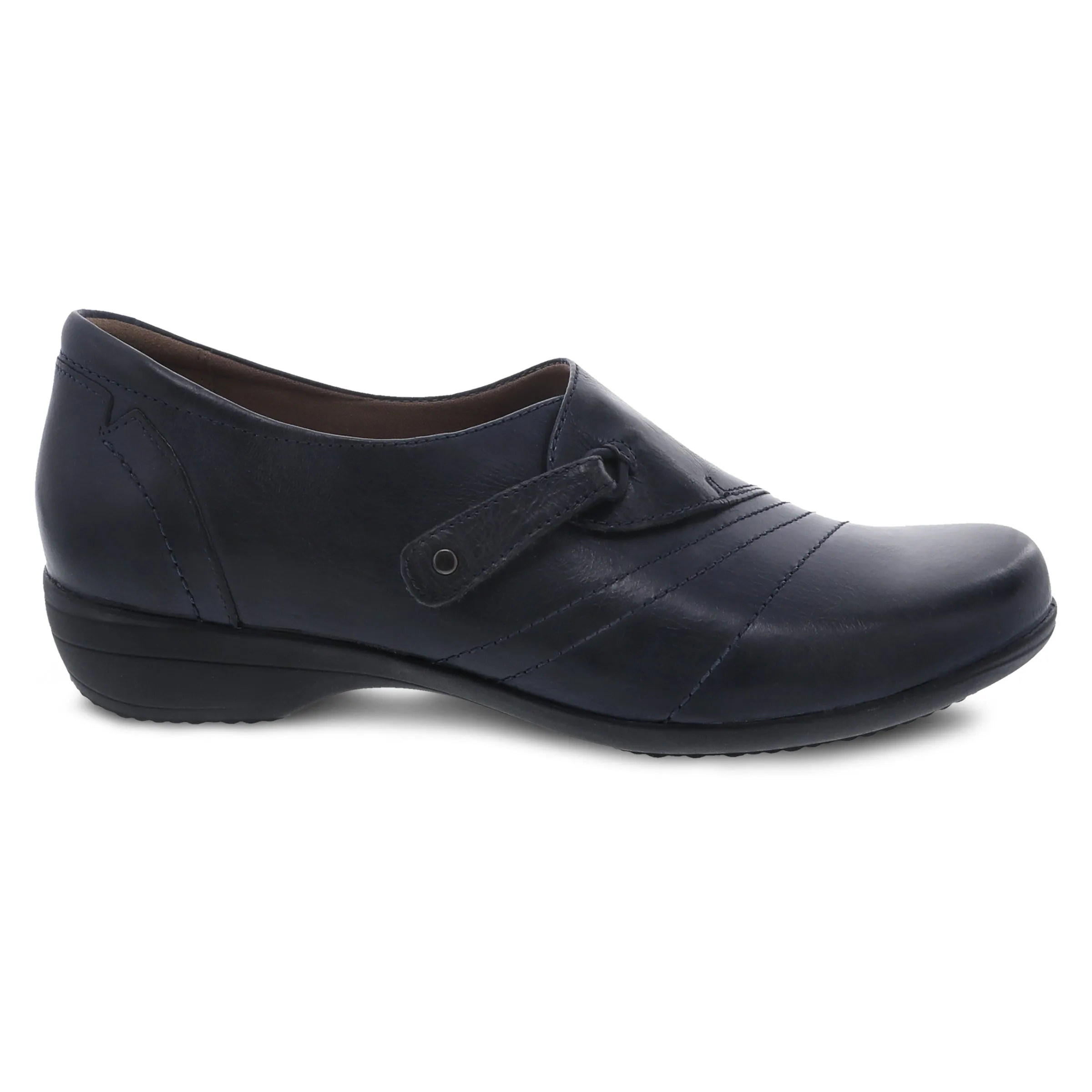 Franny Navy Burnished Calf