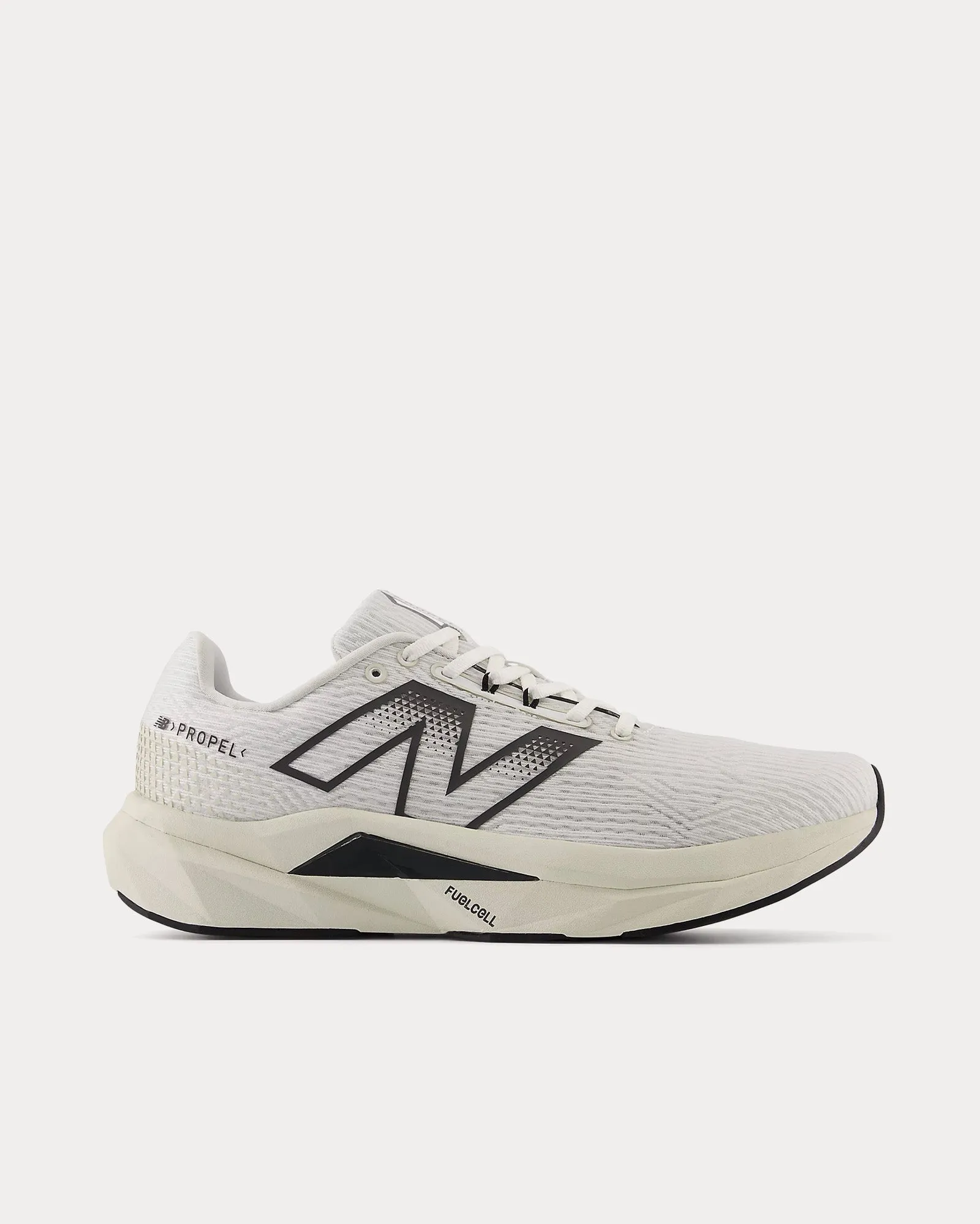 FuelCell Propel v5 White/ Black Cement / Linen Running Shoes