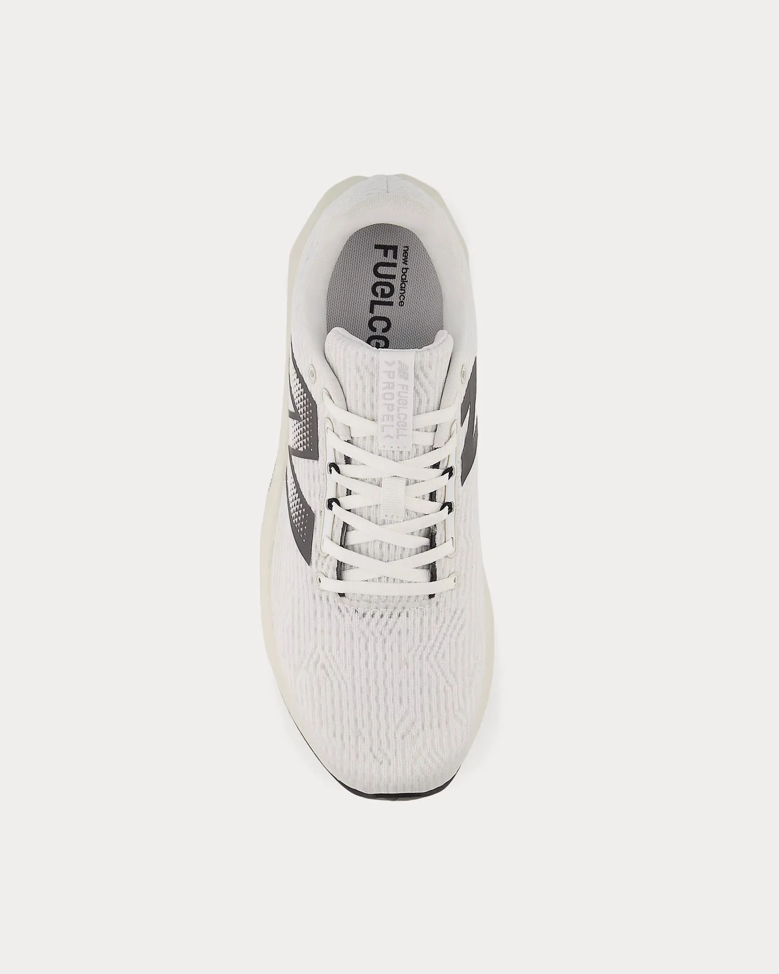 FuelCell Propel v5 White/ Black Cement / Linen Running Shoes