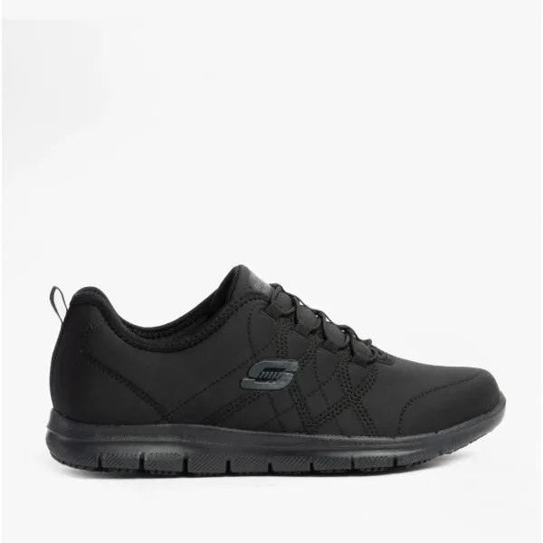 GHENTER SRELT SR Ladies Jersey Knit Trainers Black