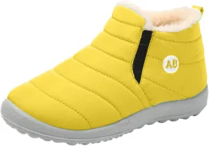 Girl Fall Boots Size 11 Childrens Winter Fleece Childrens Boots Flat Splashing Girls Shoes Boots Size 11