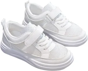Girls Boys Mesh Breathable Non Slip Tennis Shoes Casual Running Sports Walking Athletic Shoes Comfort Trainers