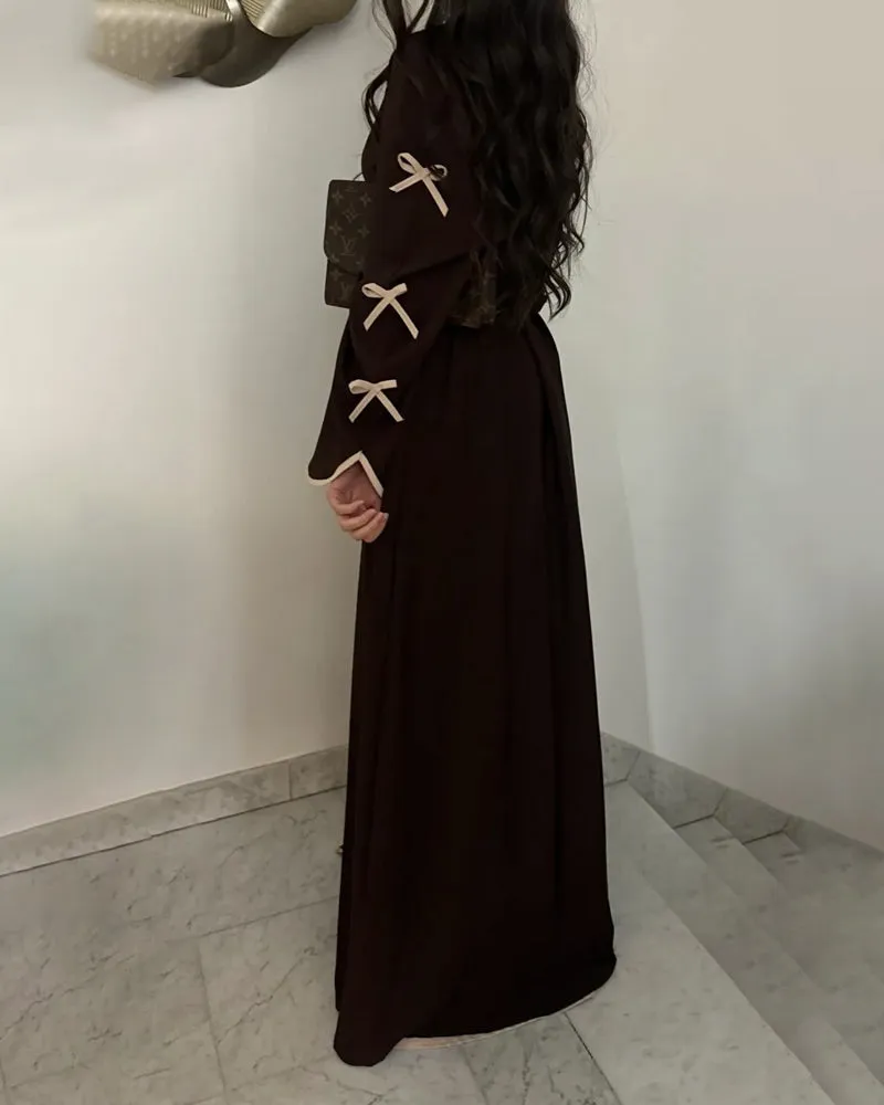 Graceful Bow Cardigan & Dress Twin Set
