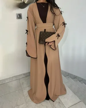 Graceful Bow Cardigan & Dress Twin Set