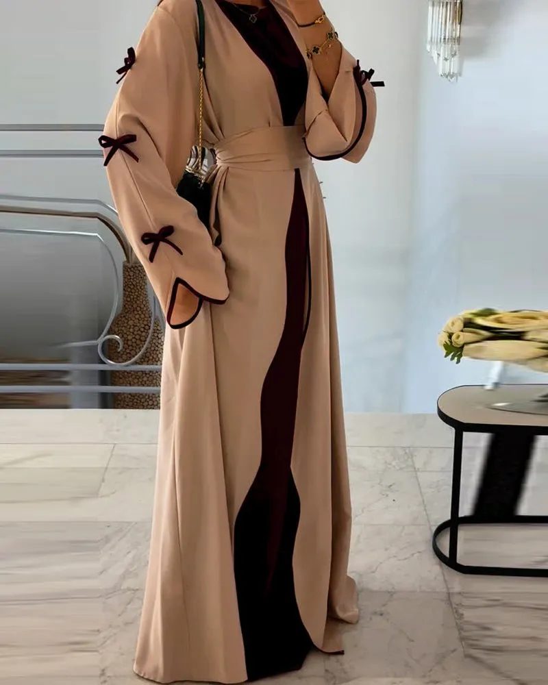 Graceful Bow Cardigan & Dress Twin Set