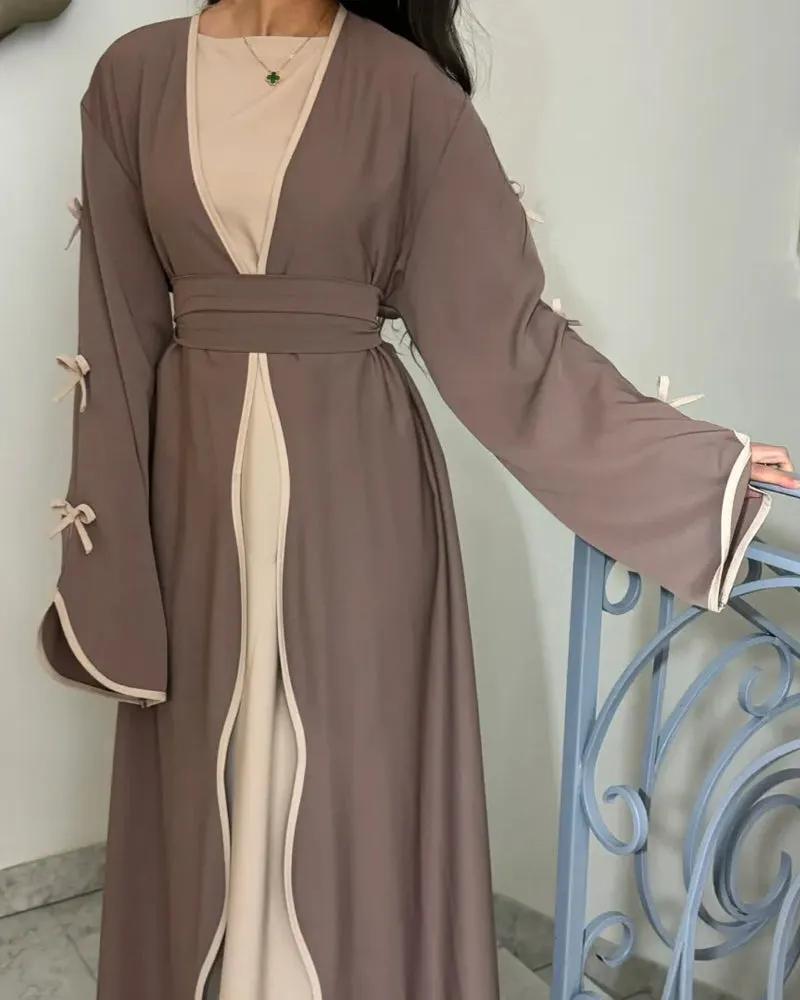 Graceful Bow Cardigan & Dress Twin Set