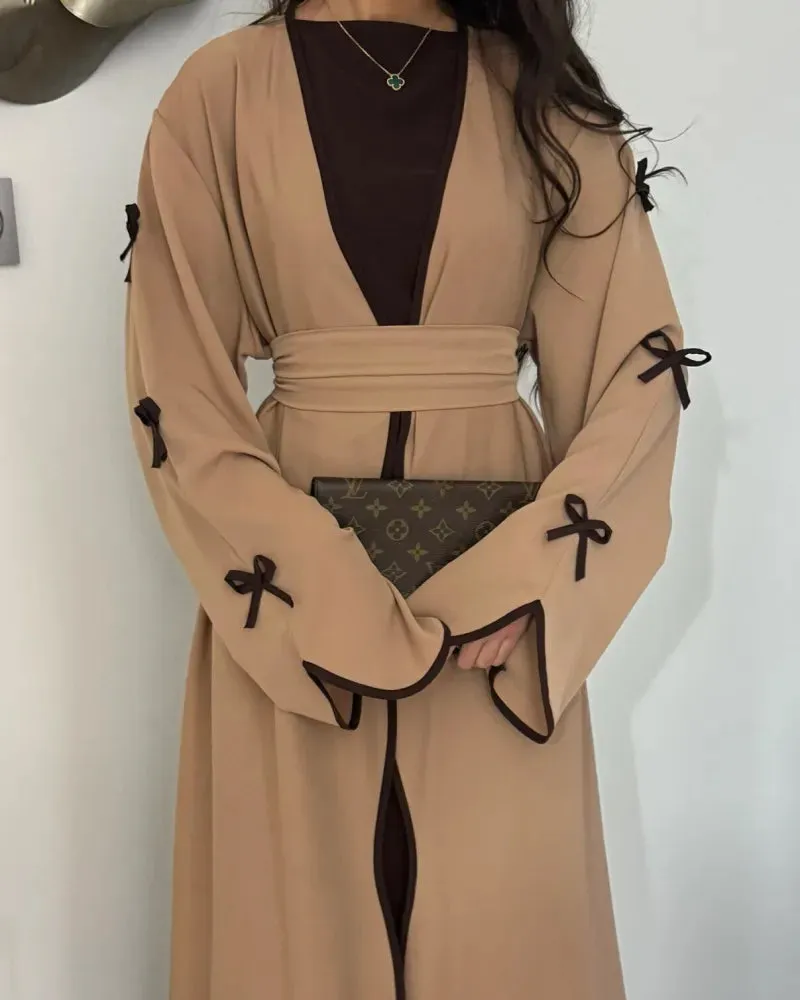 Graceful Bow Cardigan & Dress Twin Set