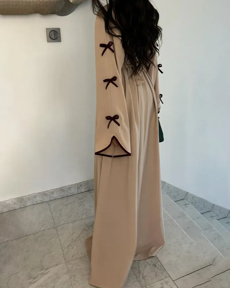 Graceful Bow Cardigan & Dress Twin Set