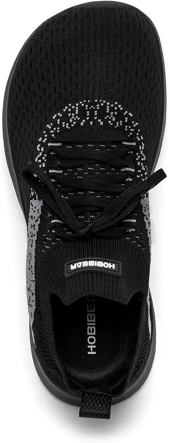 HOBIBEAR Mens Wide Toe Box Running Shoes/Womens Lightweight Walking Sneakers for Jogging